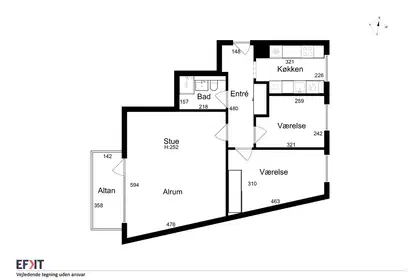 Visual presentation of the listing