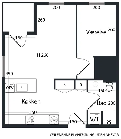 Moderne 2-værelses i Odense C med altan - Seebladsgade, Odense C - 3