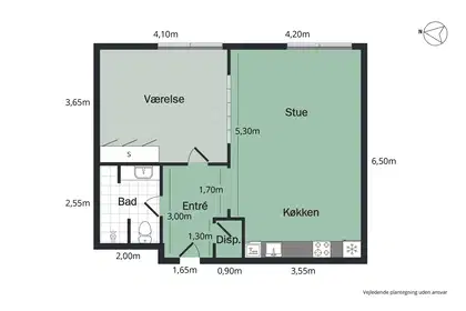 Visual presentation of the listing