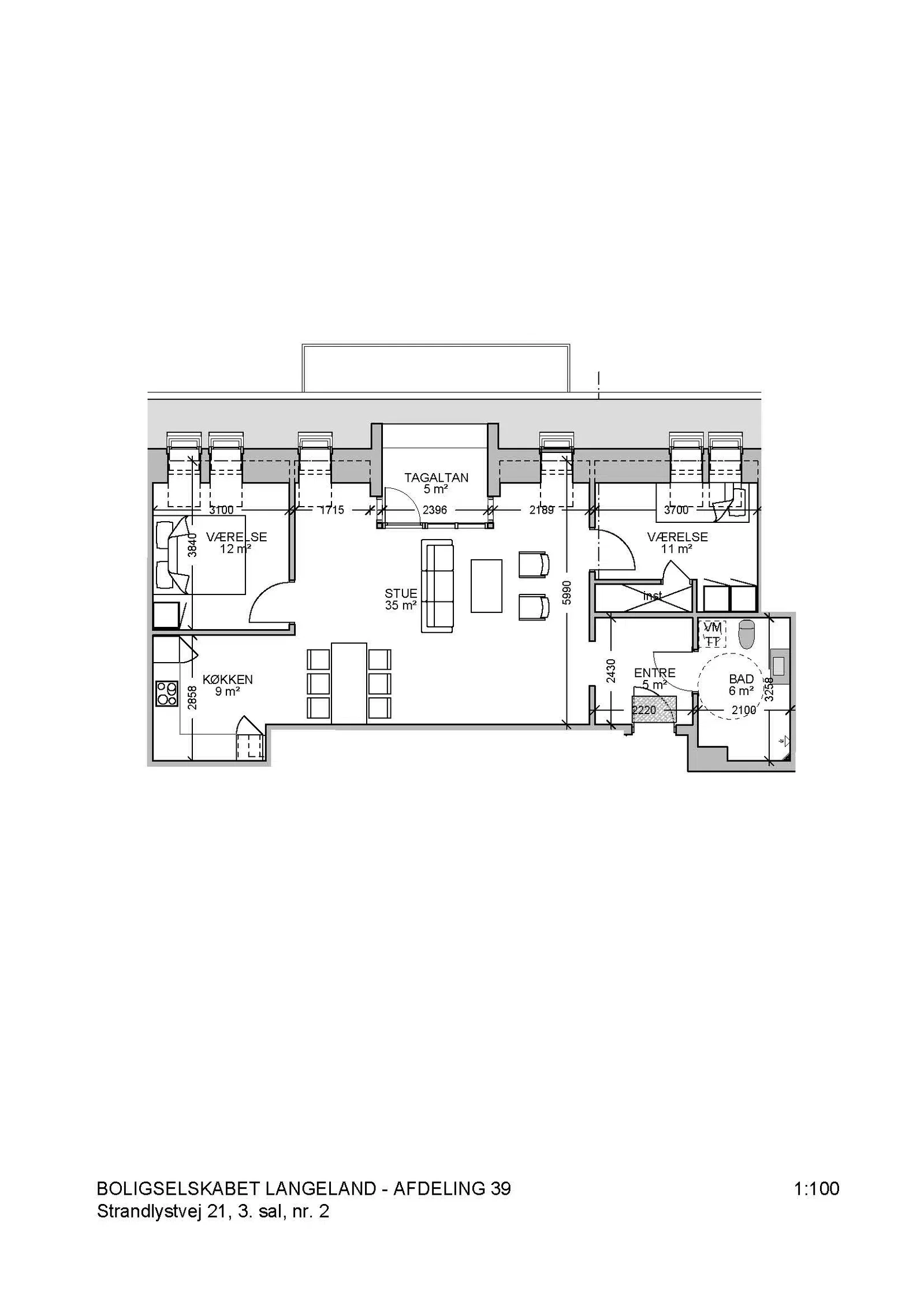 Visual presentation of the listing