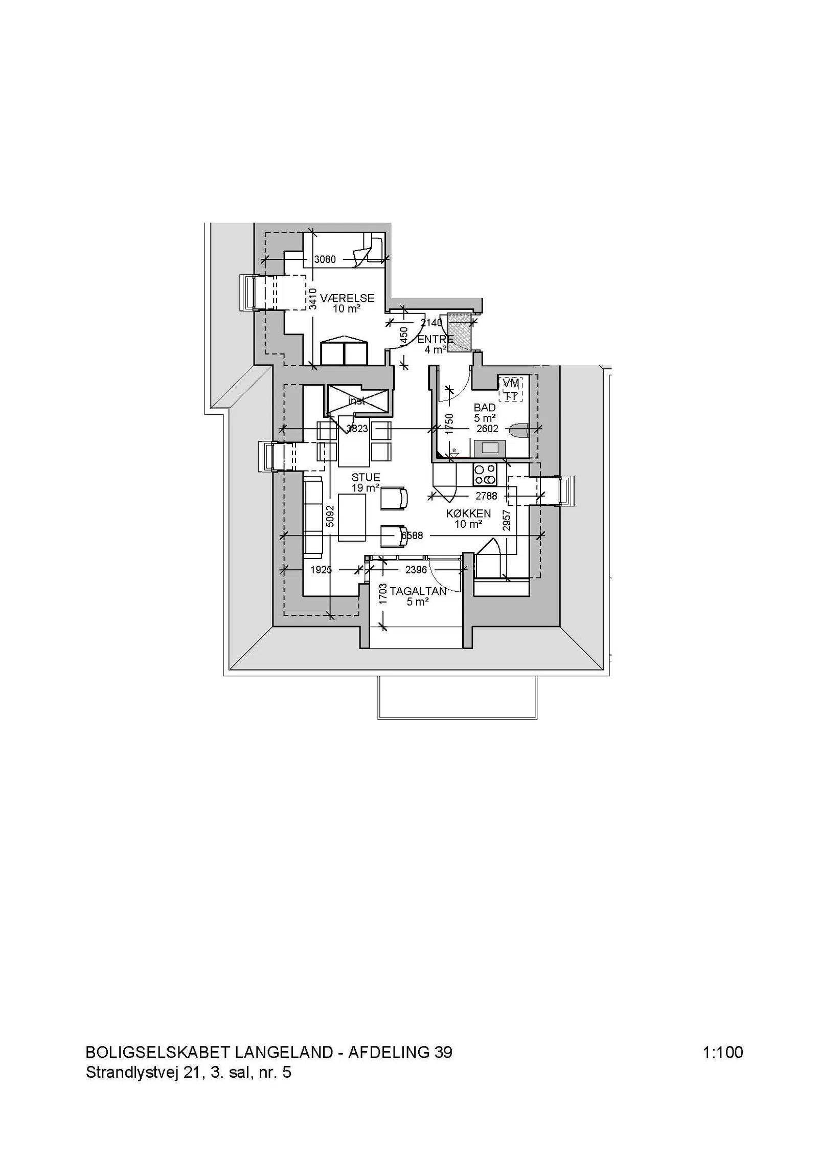 Visual presentation of the listing