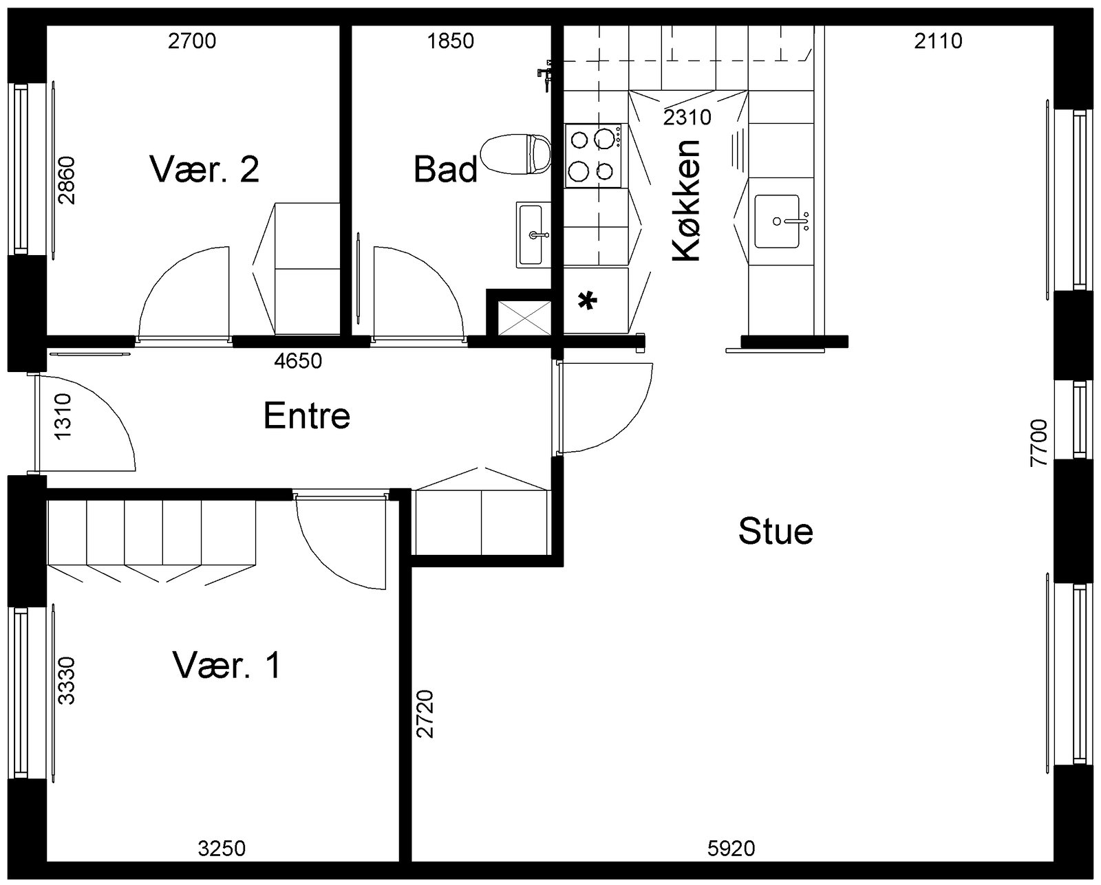 Visual presentation of the listing