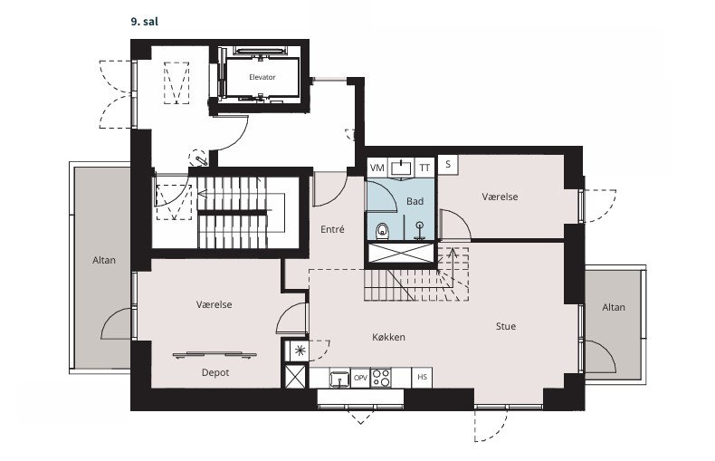 Visual presentation of the listing