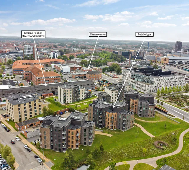apartment Central 1-Bedroom Apartment with Balcony in Odense C