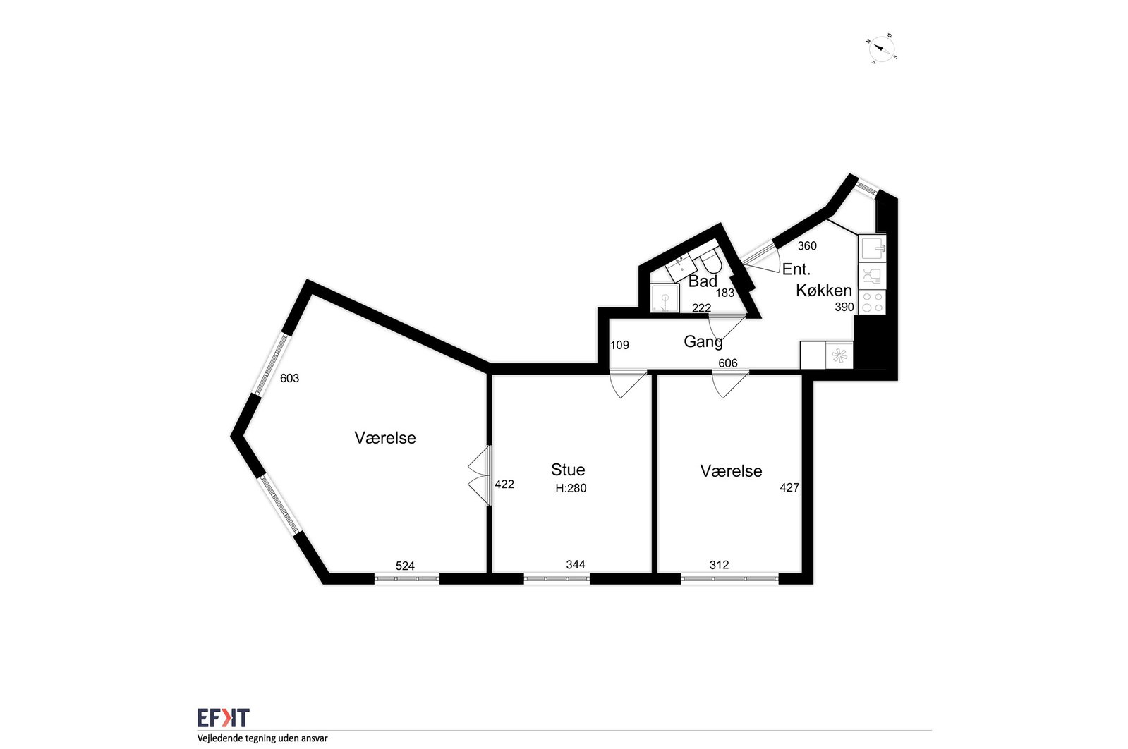 Visual presentation of the listing