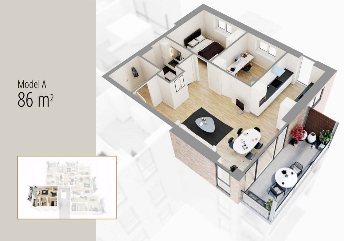 Visual presentation of the listing