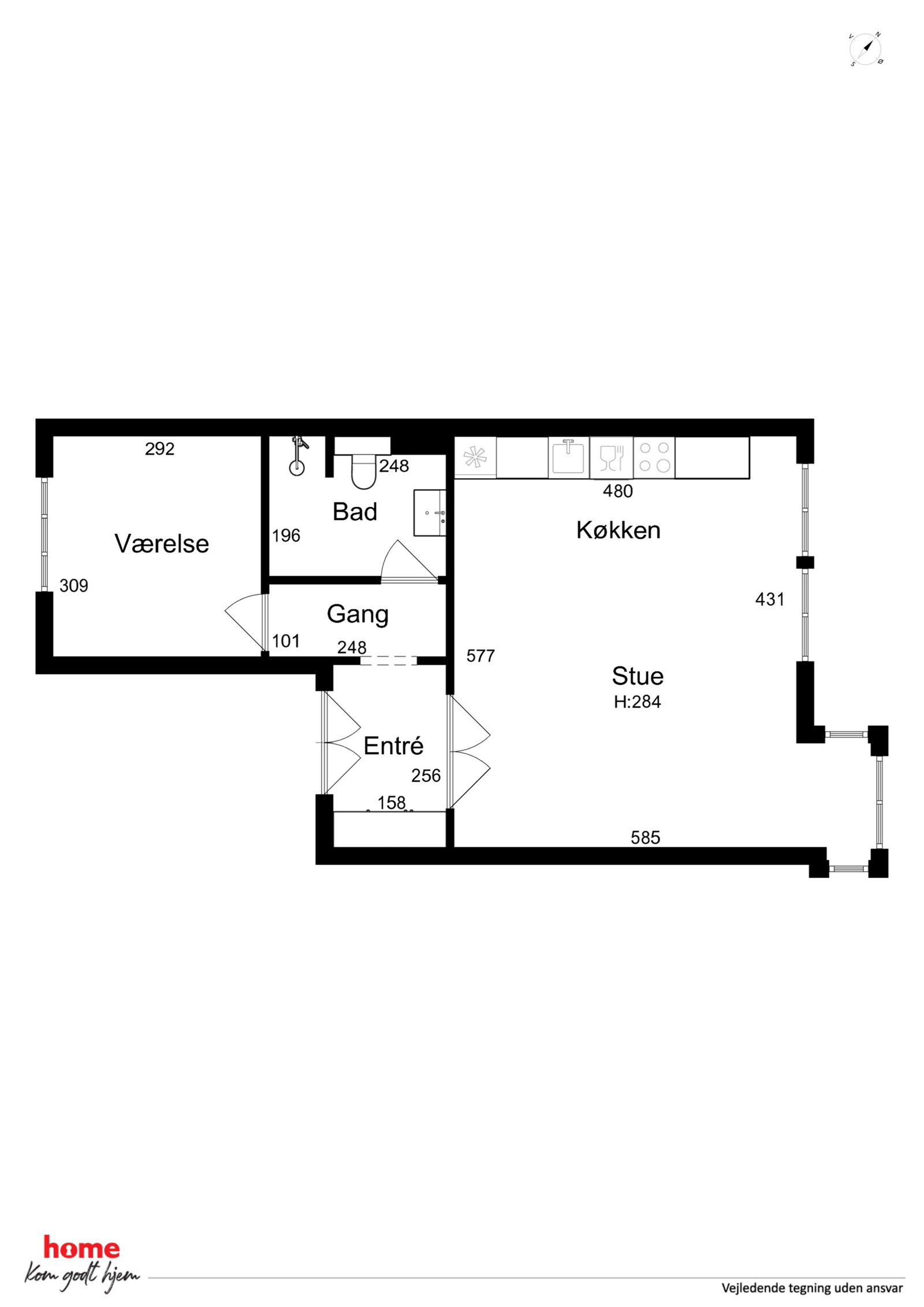 Visual presentation of the listing