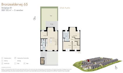 Visual presentation of the listing