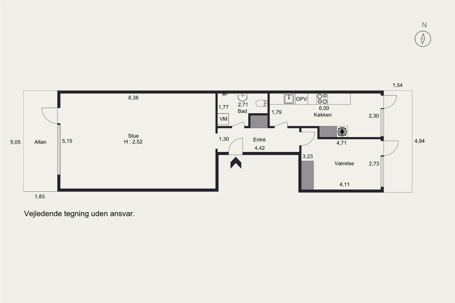 Visual presentation of the listing