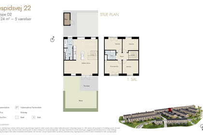 Visual presentation of the listing