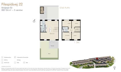 Visual presentation of the listing