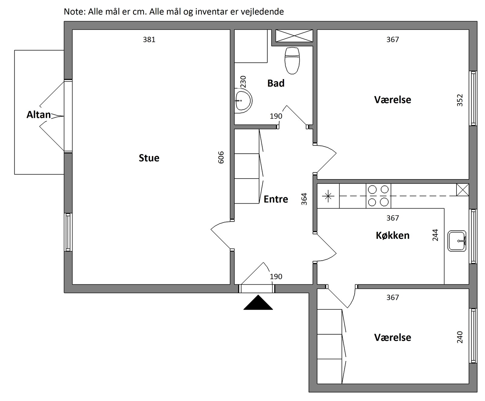 Visual presentation of the listing