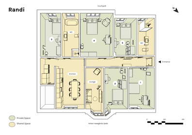 Visual presentation of the listing