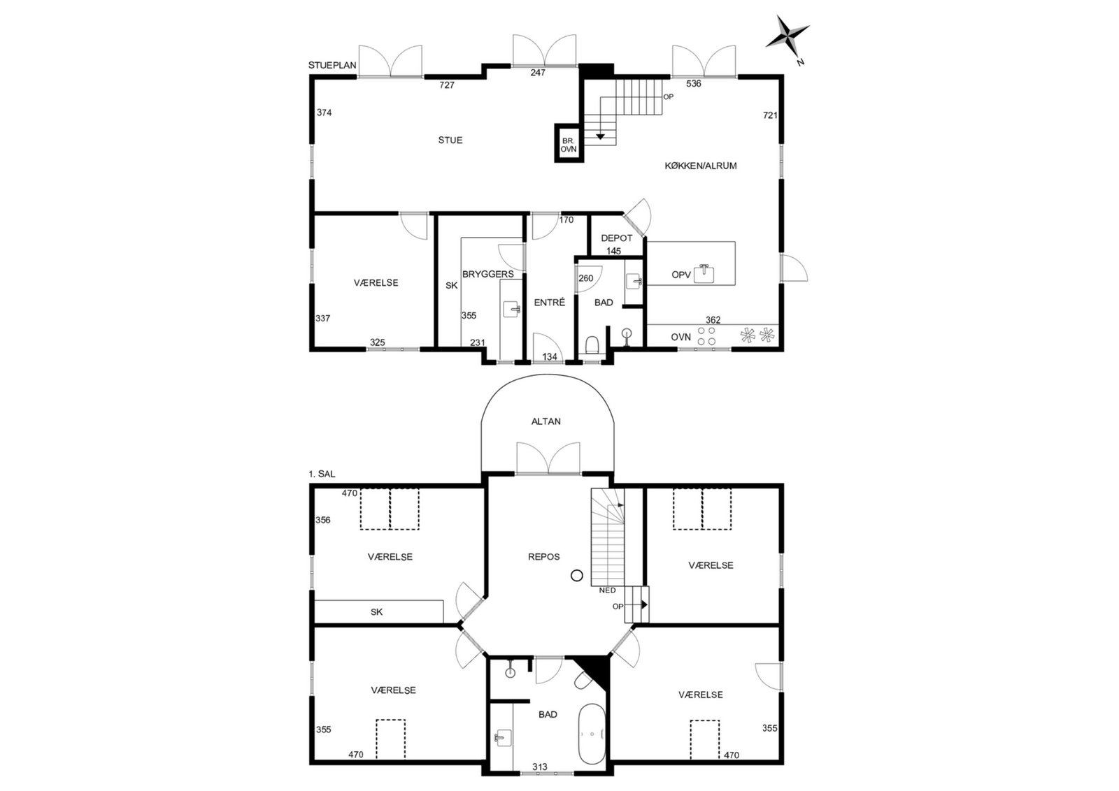 Visual presentation of the listing