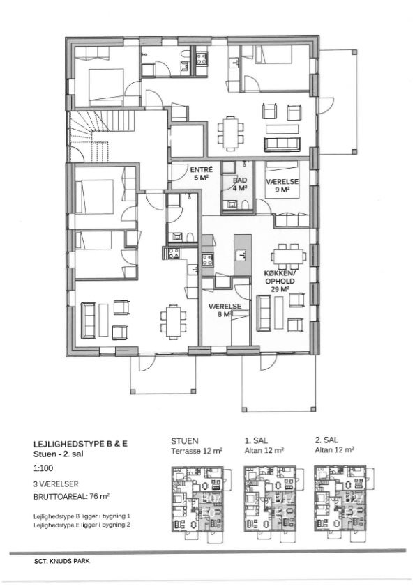 Visual presentation of the listing