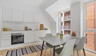 Lys bolig i to plan med stor privat tagterrasse - Søren Frichs Vej, Aarhus C - 1