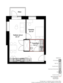 Visual presentation of the listing