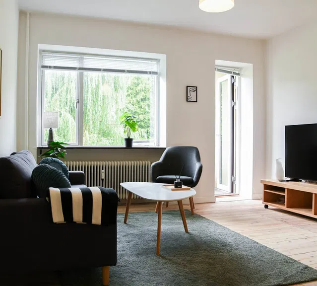 apartment 2-værelses lejlighed med altan i grønne Virum