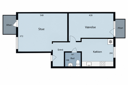 Visual presentation of the listing
