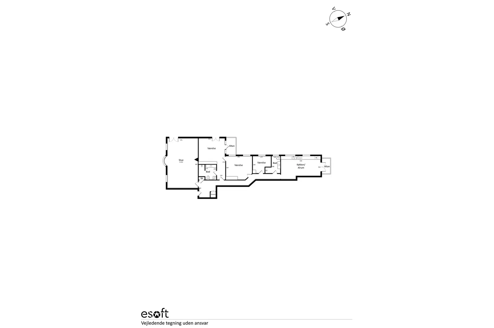 Visual presentation of the listing