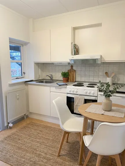 apartment Lys 1-værelses i stueplan med egen indgang og adgang til grønt udeareal – 36 m2