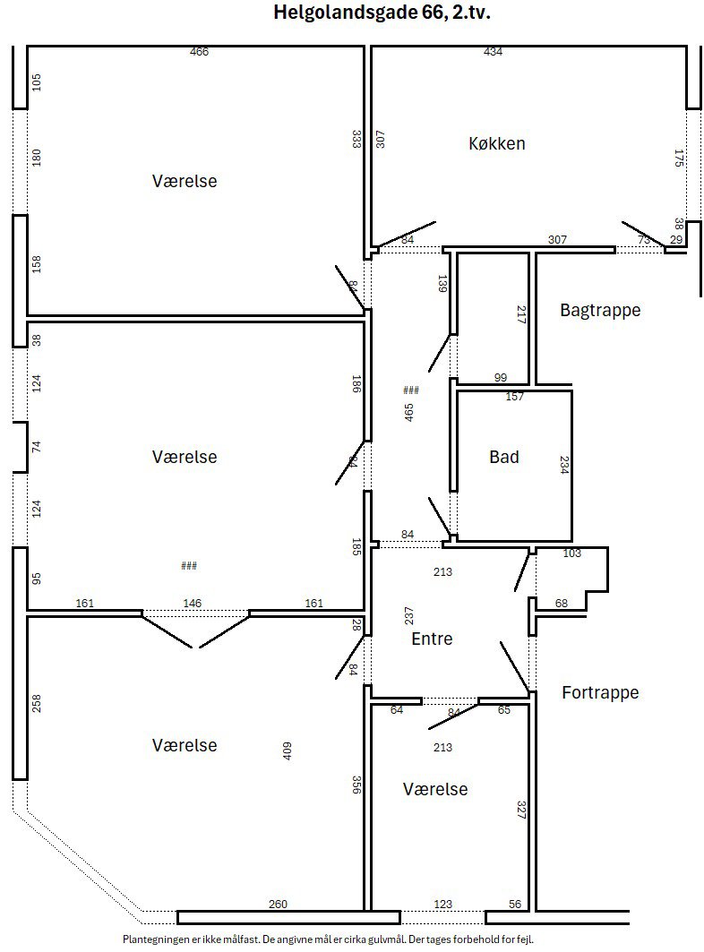 Visual presentation of the listing