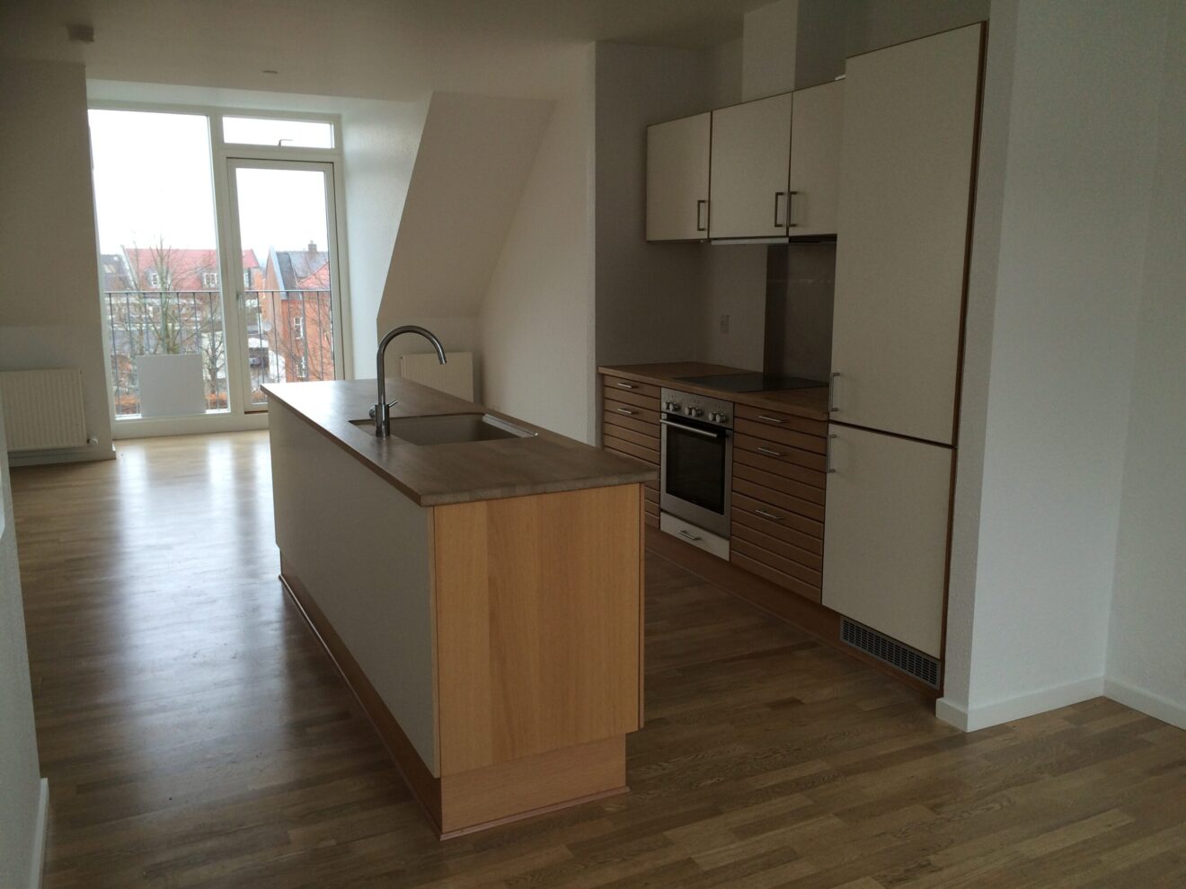 apartment Lys 3-værelses lejlighed centralt i Kjellerup
