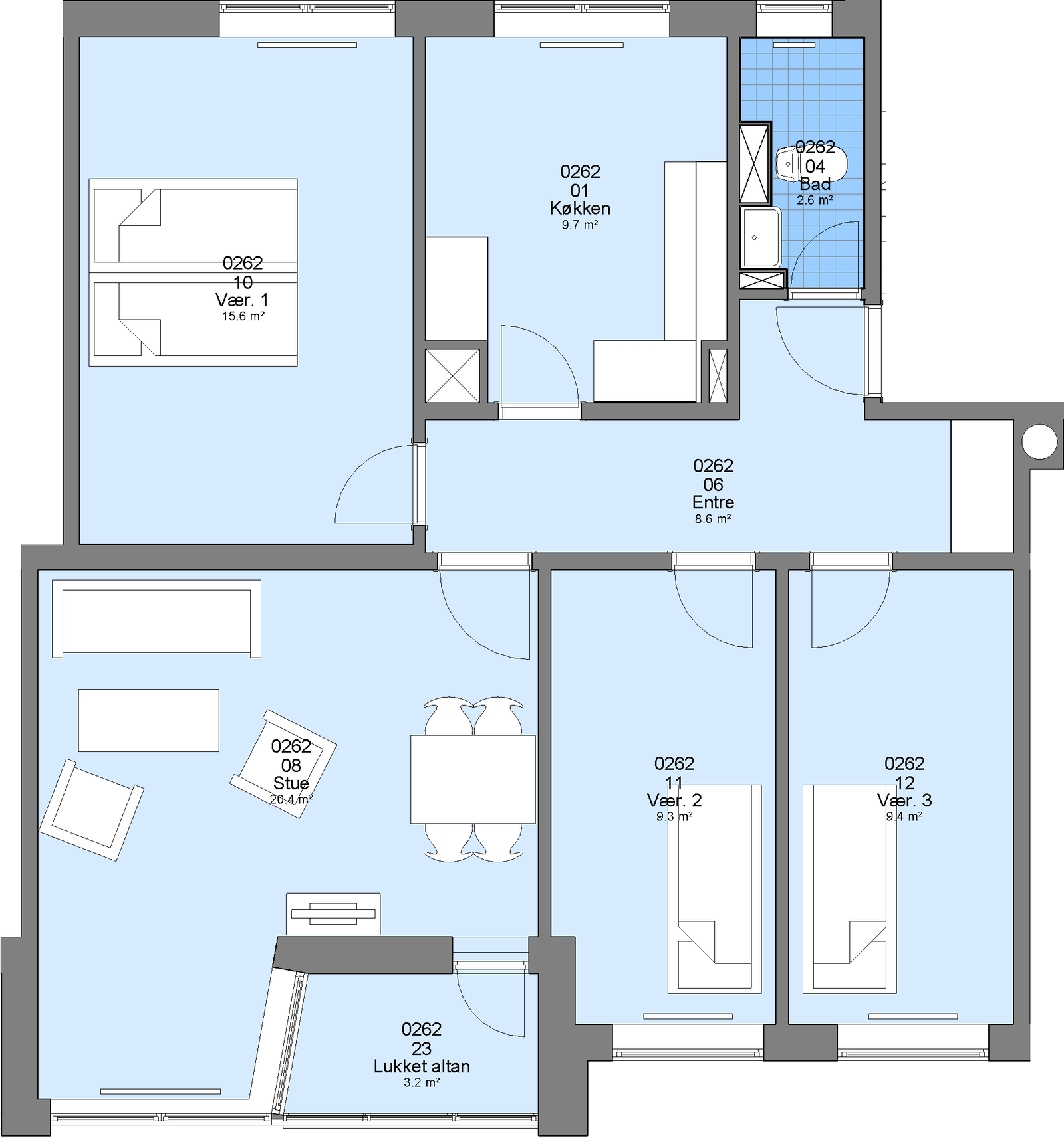 Visual presentation of the listing