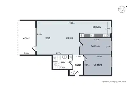 Visual presentation of the listing