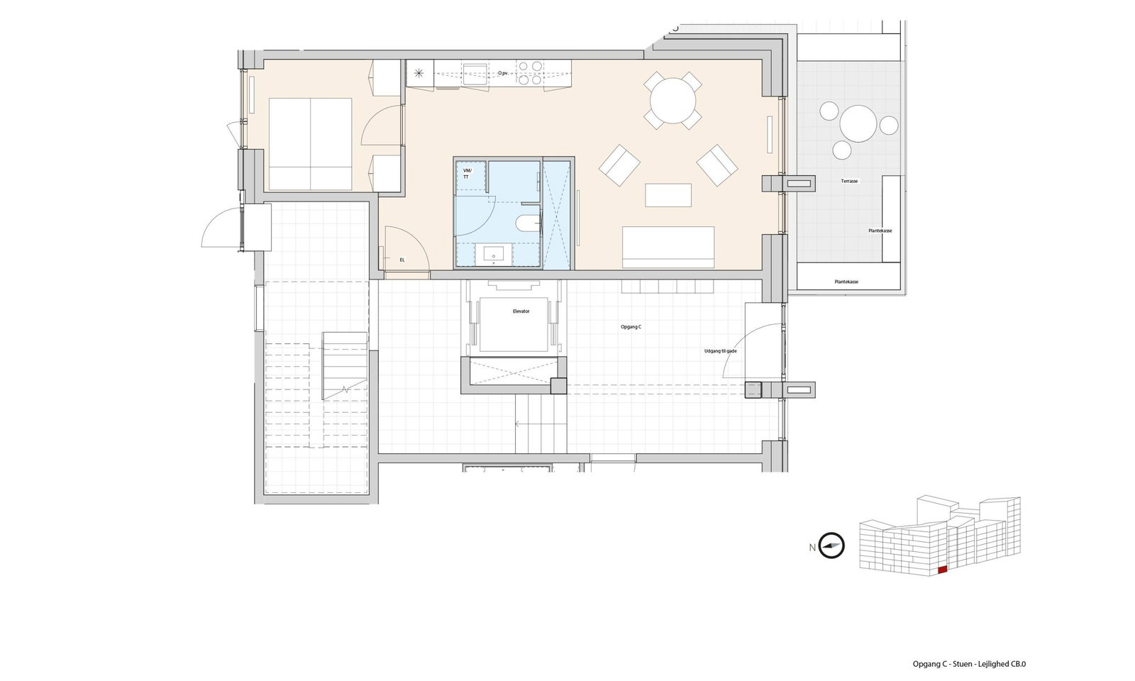 Visual presentation of the listing