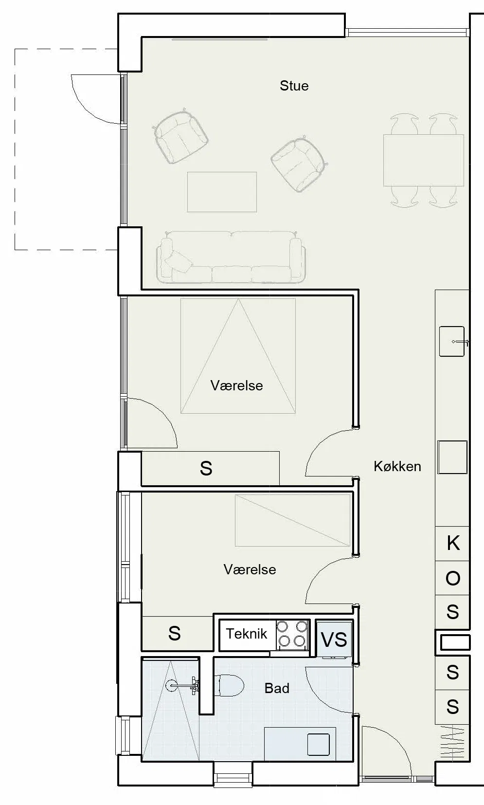 Visual presentation of the listing