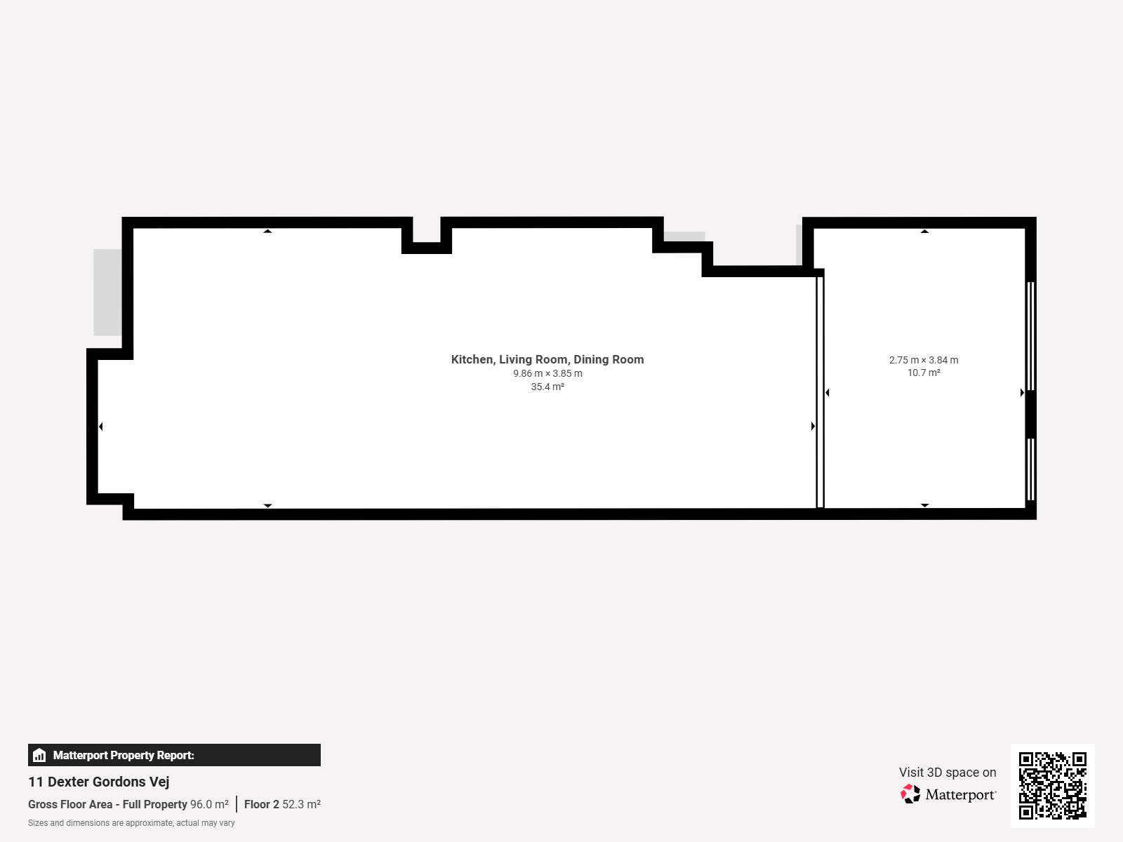 Visual presentation of the listing