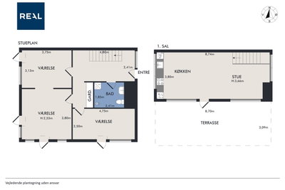 Stor 2-plans bolig med sydvendt terrasse – 12-24 måneder - Trelleborggade, Nordhavn - 3