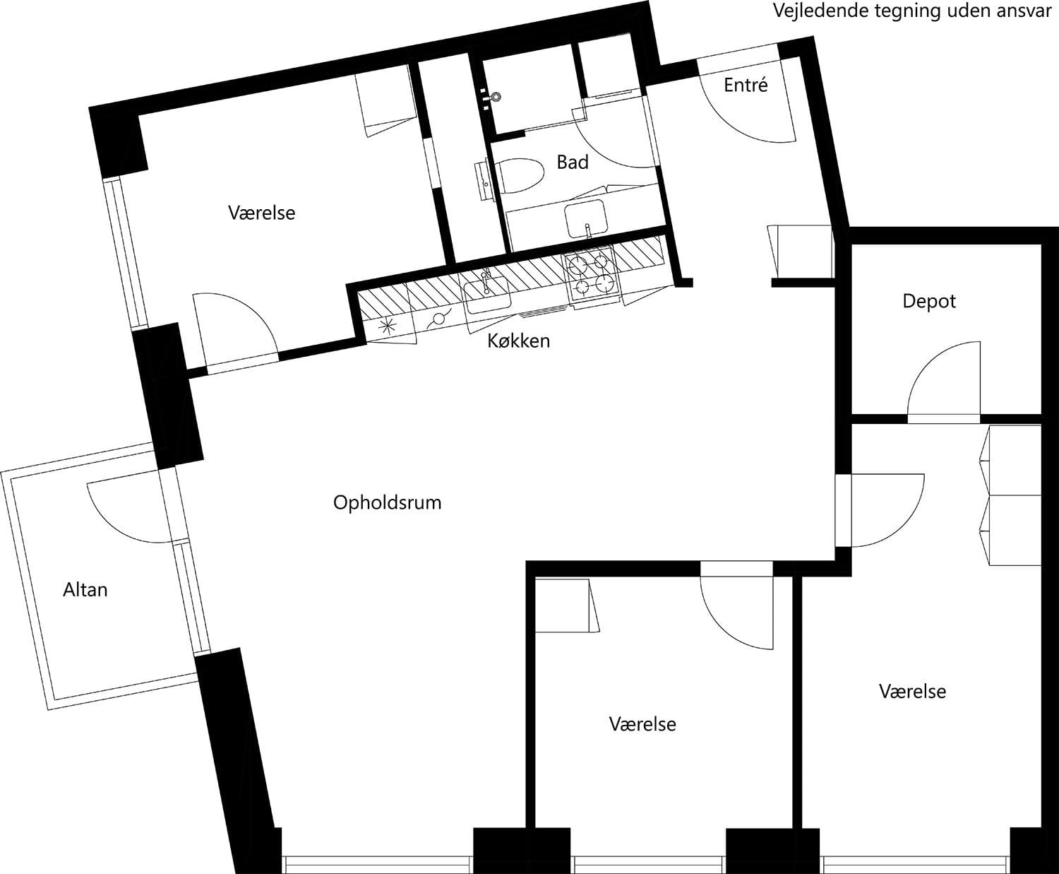 Visual presentation of the listing