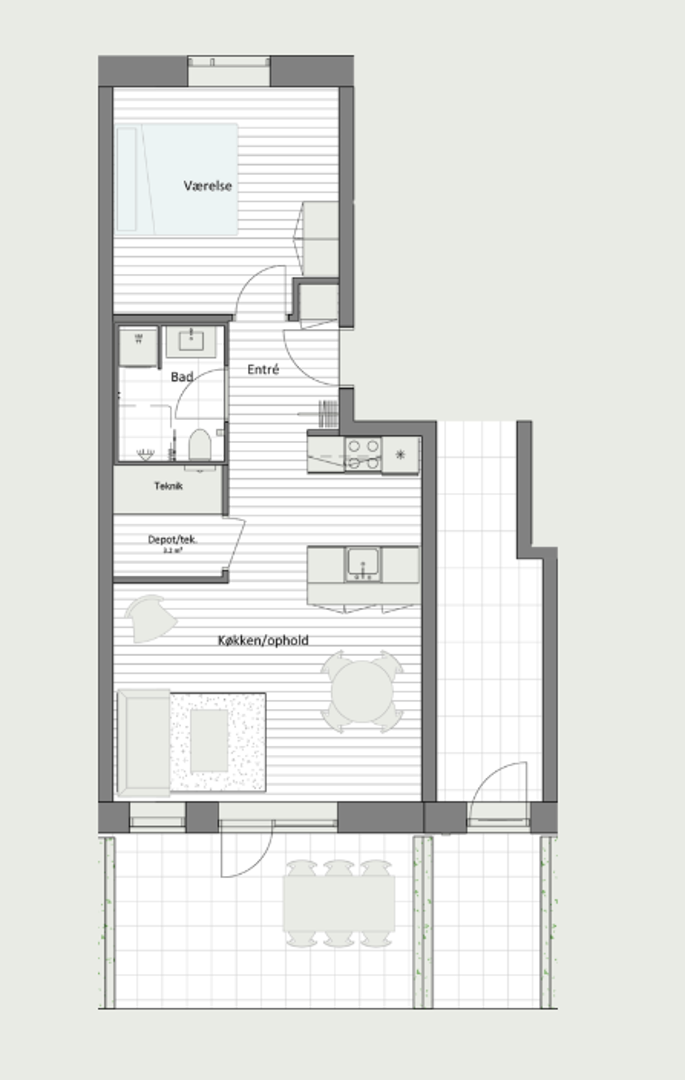 Visual presentation of the listing