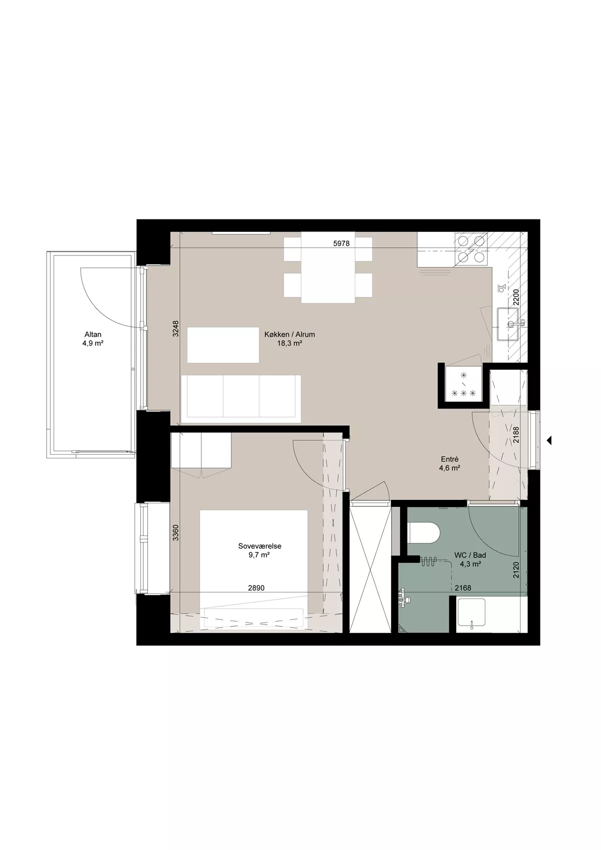 Visual presentation of the listing