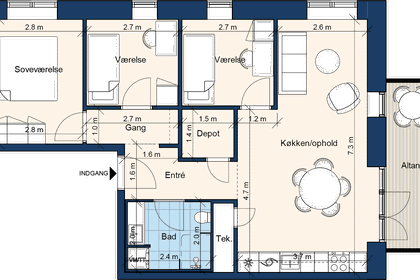 Visual presentation of the listing