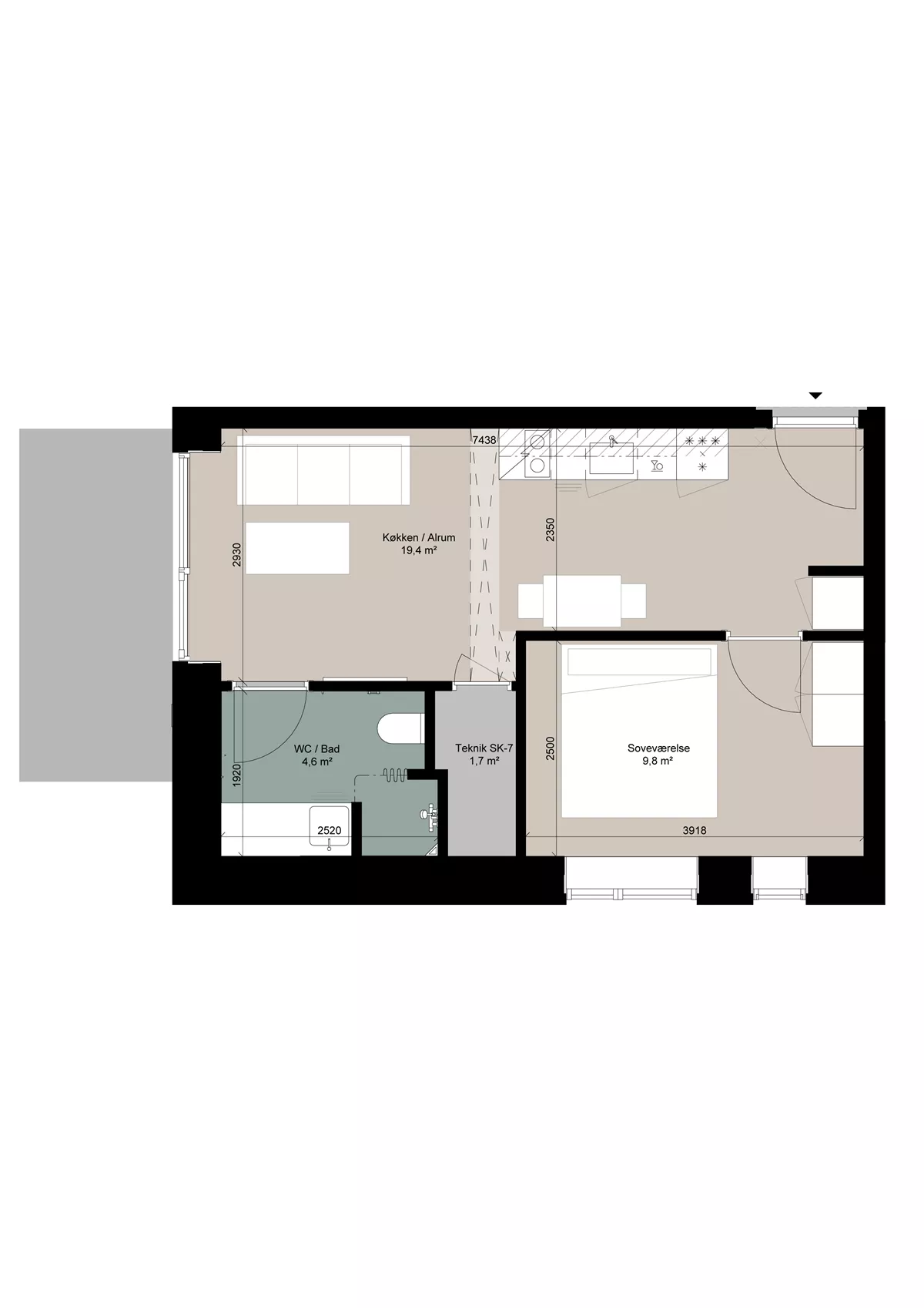 Visual presentation of the listing