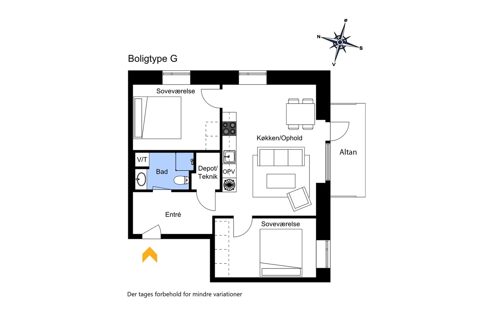 Visual presentation of the listing