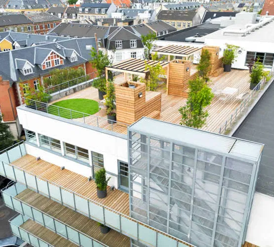 apartment Lys 1-værelses lejlighed med privat terrasse på Østerbro