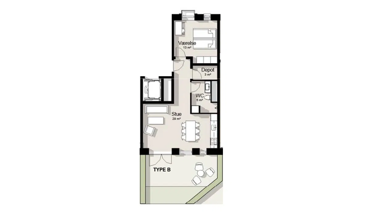 Visual presentation of the listing