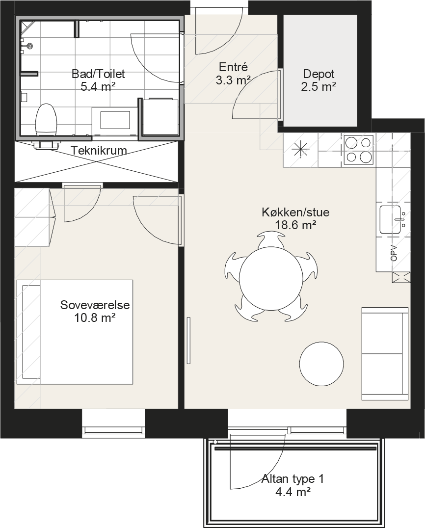 Visual presentation of the listing