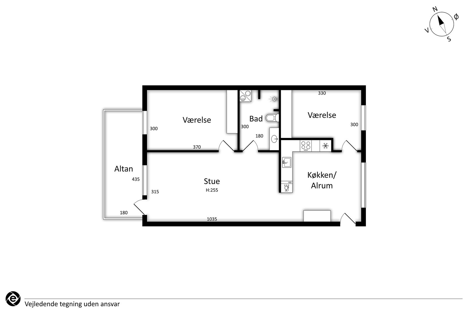 Visual presentation of the listing