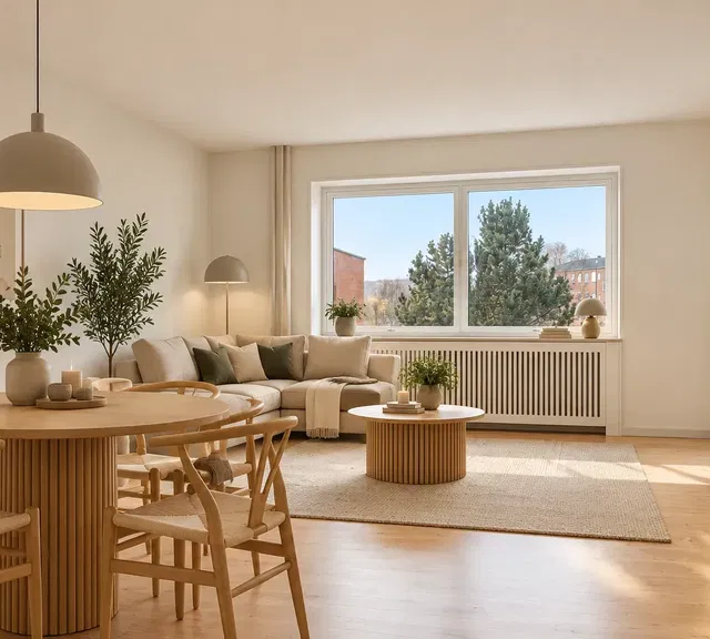 apartment Bright 3-Room Apartment with Balcony in Brabrand