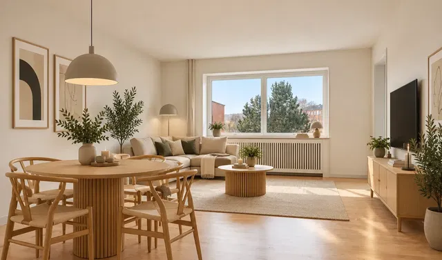 apartment Lys 3-værelses bolig med altan i Brabrand