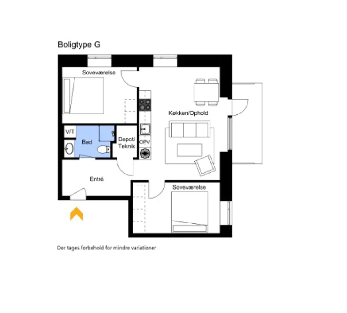 Visual presentation of the listing