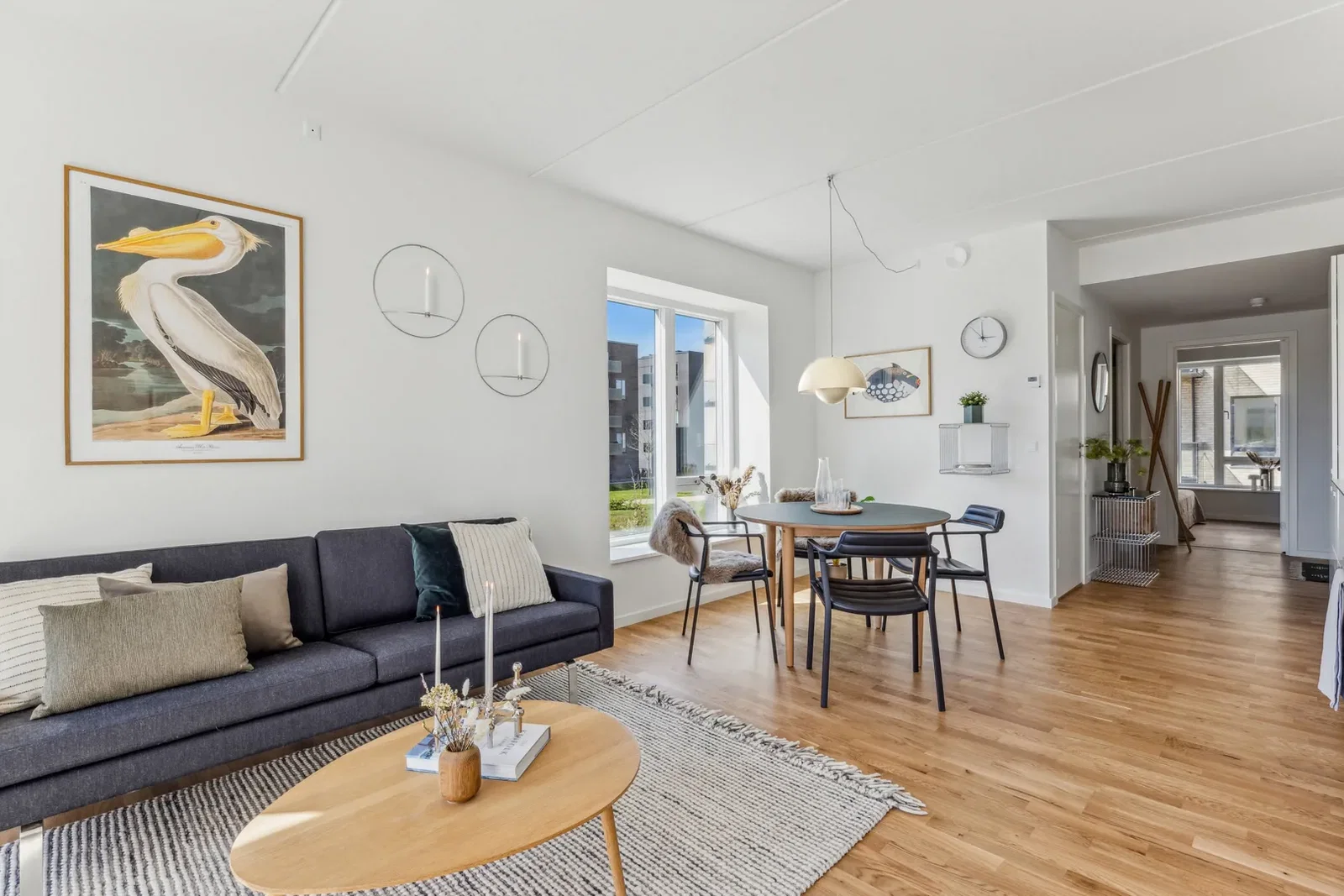 apartment 3-room apartment with balcony in modern Gartnerbyen
