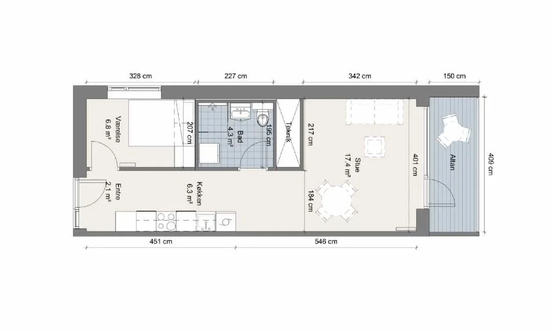 Visual presentation of the listing