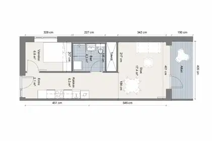 Visual presentation of the listing