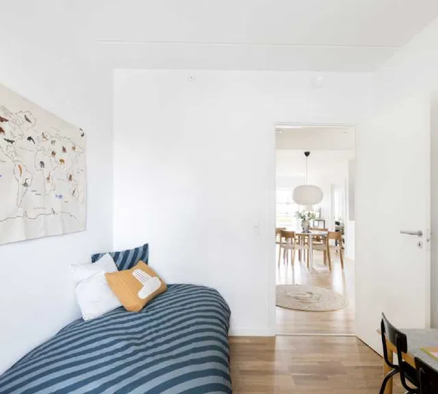 apartment Charmerende 3-værelses lejlighed med egen altan – ideel til par eller mindre familie